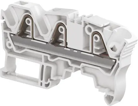Produktfoto 1 von Entrelec ZK6 DIN-Tragschiene 1 Grau, 6mm², 1kV Klemme