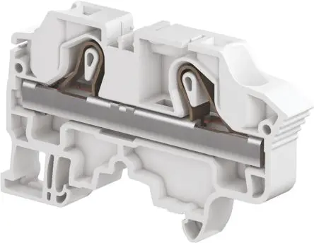 Produktfoto 1 von Entrelec ZK10 DIN-Tragschiene 1 Grau, 10mm², 1kV Klemme