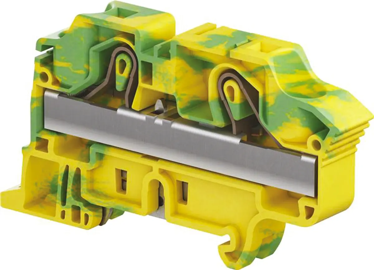 Produktfoto 1 von Entrelec ZK16 DIN-Tragschiene 1 Gelb, Grün, 16 mm², 800 V Klemme