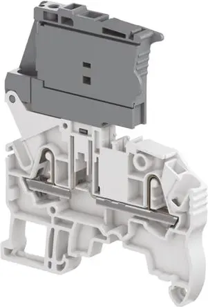 Produktfoto 1 von Entrelec ZK2.5 Reihenklemme mit Sicherungshalter 1 Grau, 2.5mm², 500V Klemme Abgesichert