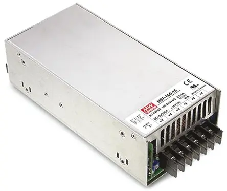Produktfoto 1 von MEAN WELL Schaltnetzteil, 36V dc / 17.5A 630W 120 → 370 V dc, 85 → 264 V ac Geschlossen,