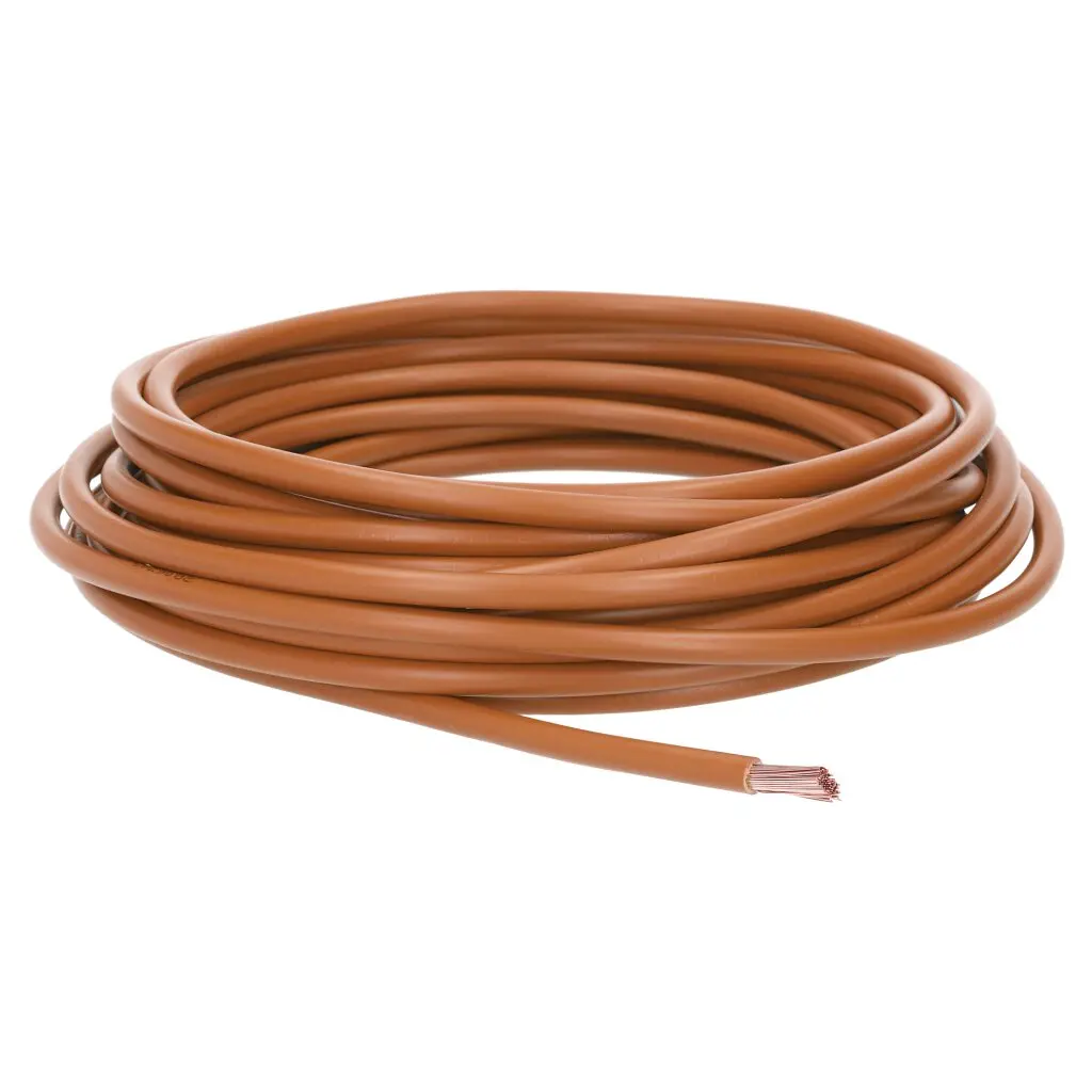 Produktfoto 1 von Lapp Einzeladerleitung 6 mm² 100m Braun PVC isoliert Ø 5.3mm