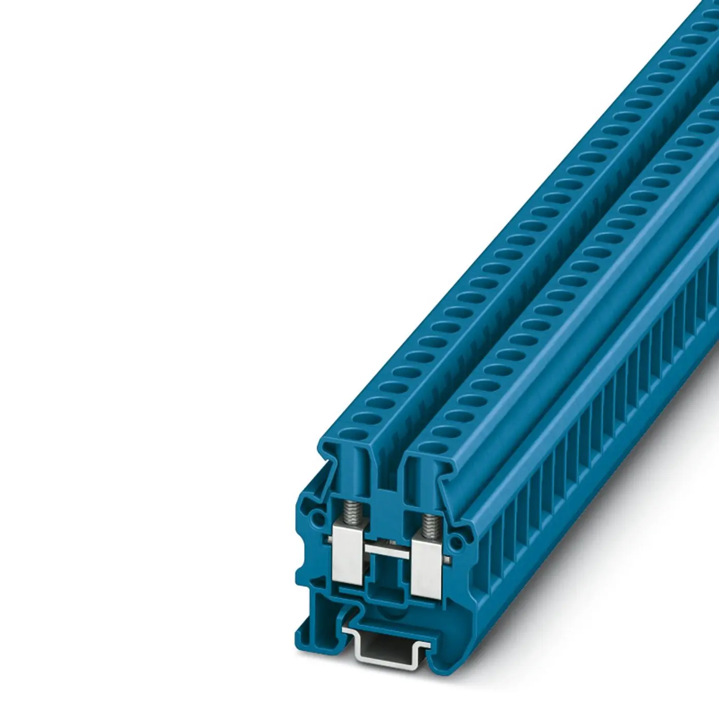 Produktfoto 1 von Phoenix Contact MUT 2.5 BU Reihenklemme Einfach Blau, 2.5mm², 500 V / 32A, Schraubanschluss