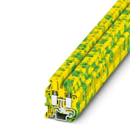 Phoenix Contact MUT 4-PE Schutzleiterklemme 1 Grün, Gelb, 4mm², 500V Schraubbefestigung ATEX, IECEx