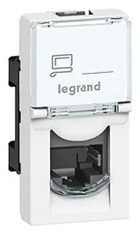 Legrand 572322 Telefondose Weiß, Grün, Rot, Orange, Silber