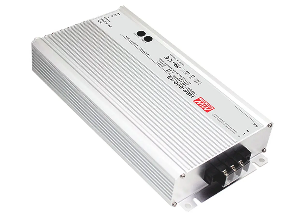 Produktfoto 1 von MEAN WELL HEP-600 Schaltnetzteil 1 24V dc 600 W, Fahrgestell 431 V dc, 305V ac