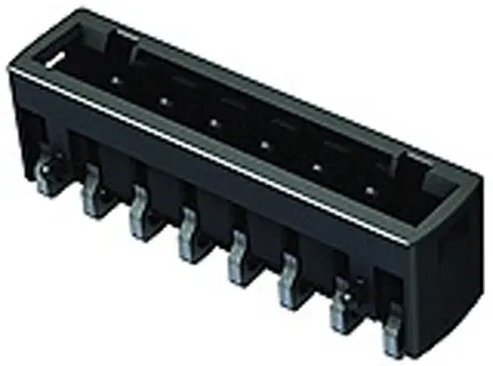 Produktfoto 1 von HARTING Har-Flexicon Leiterplattenleiste Gerade, 4-polig / 1-reihig, Raster 2.54 mm Raster Oberfläche, Ummantelt