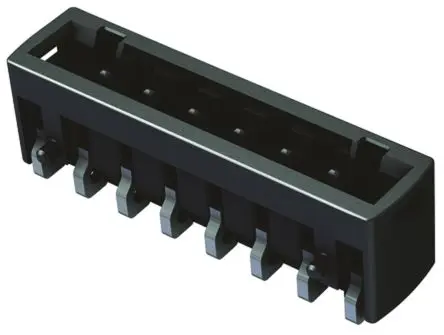 Produktfoto 1 von HARTING Har-Flexicon Leiterplattenleiste Gerade, 3-polig / 1-reihig, Raster 2.54 mm Raster Oberfläche,
