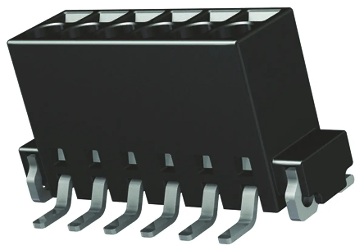 Produktfoto 1 von HARTING Har-Flexicon Printklemme Vertikal SMD 7-polig / 1-reihig, Raster 2.54mm