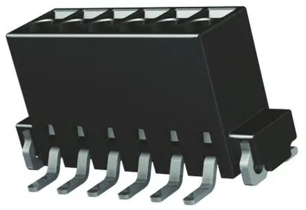 Produktfoto 1 von HARTING Har-Flexicon Printklemme Vertikal, 7-polig / 1-reihig, Raster 2.54 mm