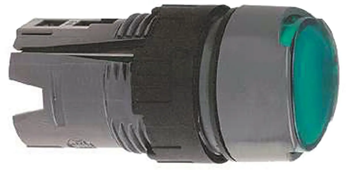 Produktfoto 1 von Schneider Electric Harmony Kappe Ø 16 mm, Grün wartungsfrei Rund Rund Kunststoff, IP65