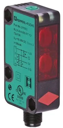 Pepperl + Fuchs Kubisch Optischer Sensor, Reflektierend, Push-Pull Ausgang