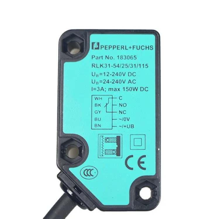 Produktfoto 1 von Pepperl + Fuchs Kubisch Optischer Sensor, Reflektierend, Bereich 9 m, Gegentakt Ausgang, Anschlusskabel