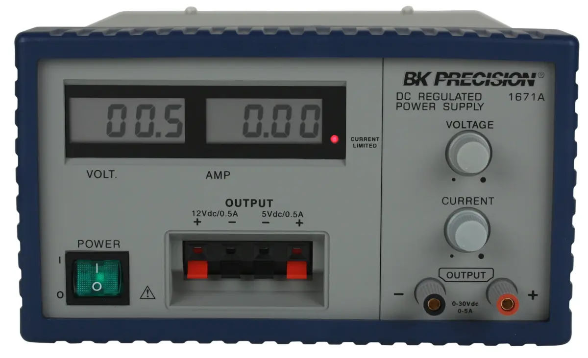 Produktfoto 1 von BK Precision BK1671A 3-Kanal Digital Labornetzgerät 158W, 0 → 30V / 5A