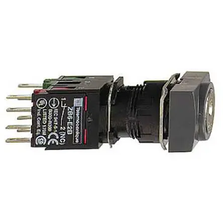 Produktfoto 1 von Schneider Electric Harmony XB6 Wahlschalter 2-Stufen Rastung, Schlüsselschalter IP65 Wurfwinkel 70 °