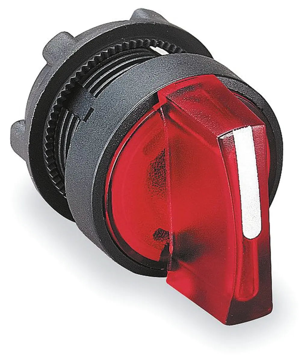 Produktfoto 1 von Schneider Electric Harmony Wählschalterkopf Beleuchtet 3-Positionen 22 mm Federrückstellung zur Mitte
