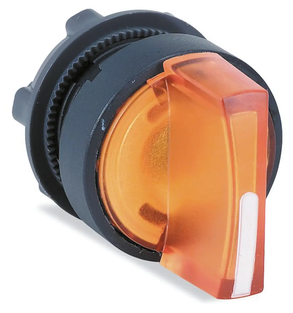Produktfoto 1 von Schneider Electric Harmony Wählschalterkopf Beleuchtet 3-Positionen 22 mm Federrückstellung zur Mitte