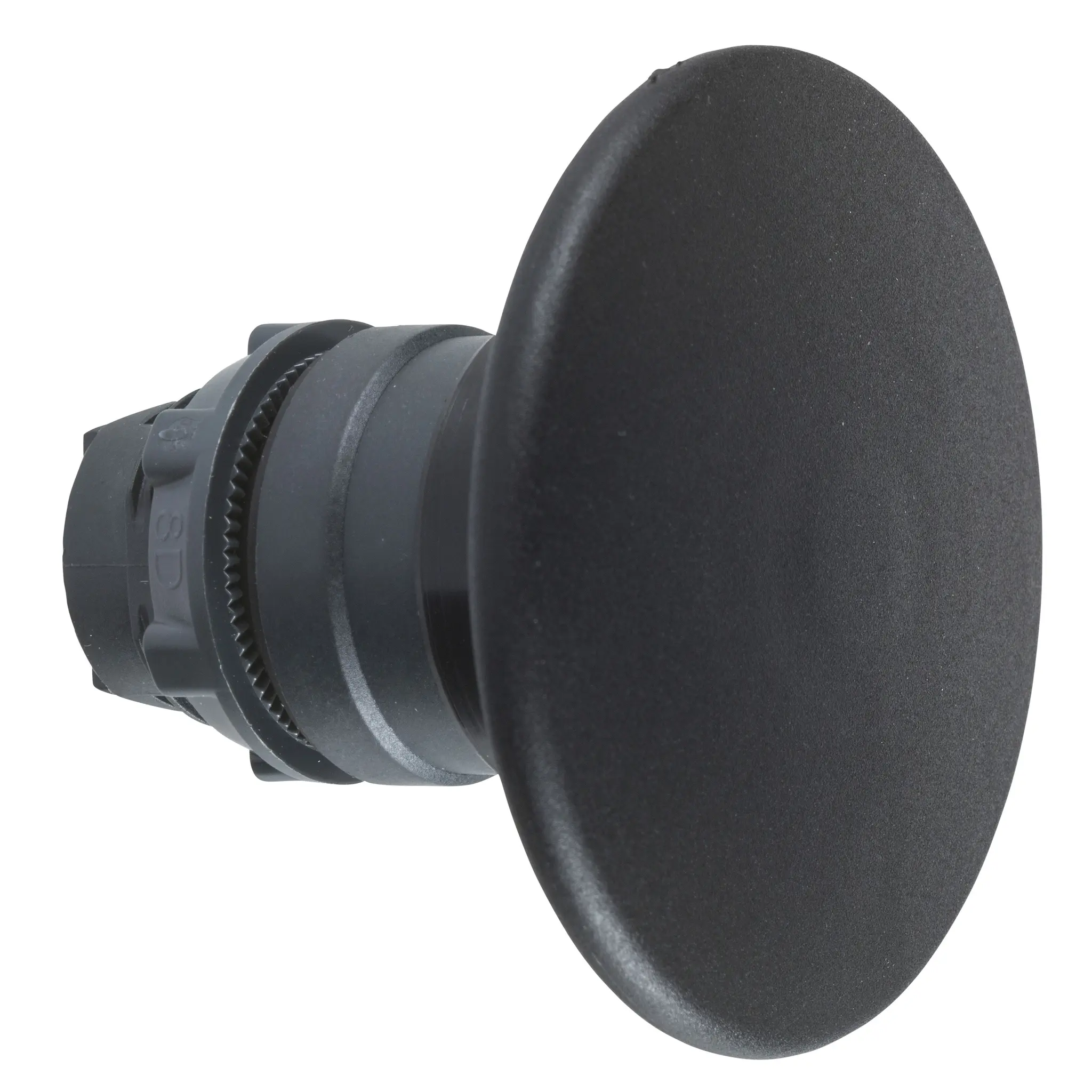 Produktfoto 1 von Schneider Electric Harmony Drucktastenkopf Ø 22 mm, Schwarz Tastend Rund Pilzförmig Rund Kunststoff, IP66