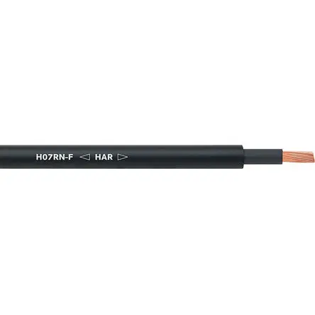 Produktfoto 1 von Lapp H07RN-F Netzkabel, 2-adrig Schwarz, 50 m, Gummi 60 °C