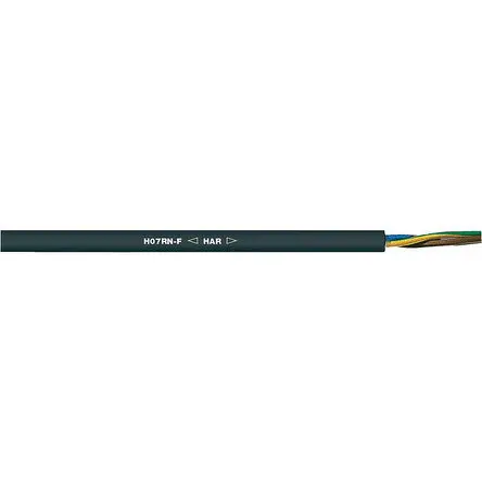 Produktfoto 1 von Lapp H07RN-F Netzkabel, 4-adrig Schwarz, 100 m, Gummi 60 °C