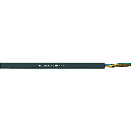 Produktfoto 1 von Lapp H07RN-F Netzkabel, 4-adrig Schwarz, 50 m, Gummi 60 °C