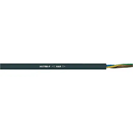 Produktfoto 1 von Lapp H07RN-F Netzkabel, 4-adrig Schwarz, 100 m, Gummi 60 °C