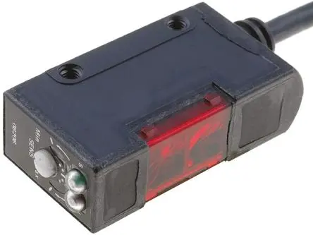 Omron E3S Kubisch Optischer Sensor, Diffus, PnP Ausgang, Vorverdrahtet