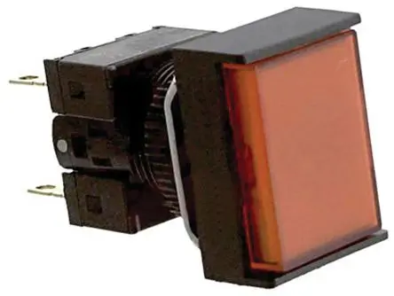 Omron A16 Druckschalter Rot Beleuchtet Frontplattenmontage Ø 16 mm, 2-poliger Umschalter / 5A 30 V dc 250 V, IP66