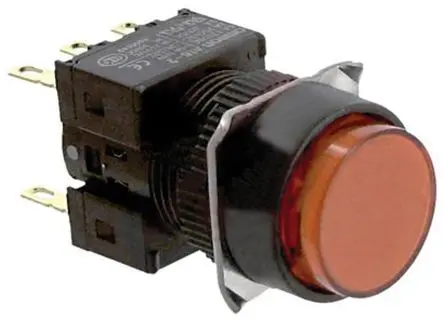 Produktfoto 1 von Omron A16 Druckschalter Beleuchtet Panel Ø 16 mm, 2-poliger Umschalter 30 V dc, IP65