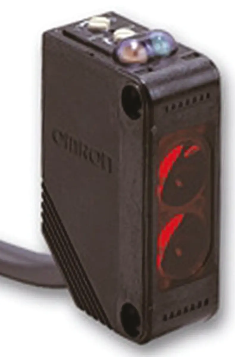 Produktfoto 1 von Omron E3Z Kubisch Optischer Sensor, Durchgangsstrahl, Bereich 10 mm, PNP Ausgang, M8-Steckverbinder