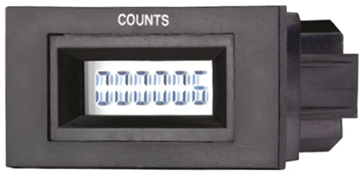 Produktfoto 1 von GIC LCD Zähler Elektrisch 6-stellig max. 10Hz 12 → 48 V ac/dc 999999