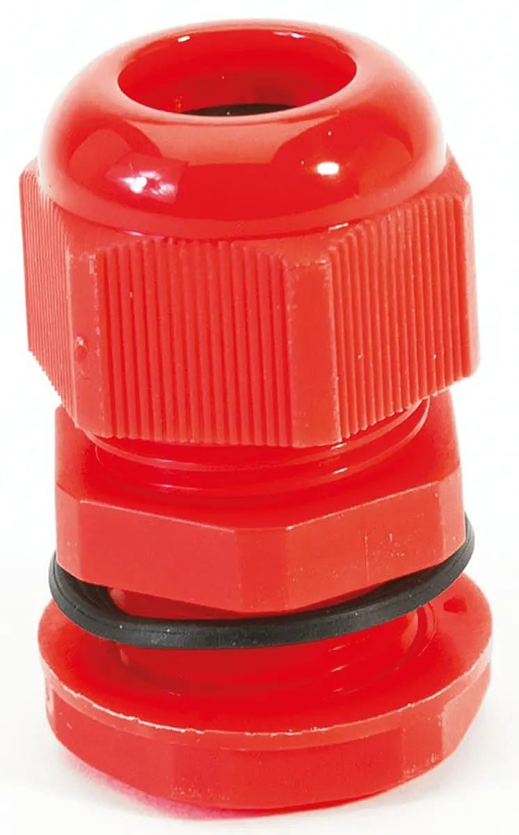 Produktfoto 1 von HellermannTyton NGM Kabelverschraubung, M32 Nylon 6.6 Rot 18 mm/ 25 mm, IP68