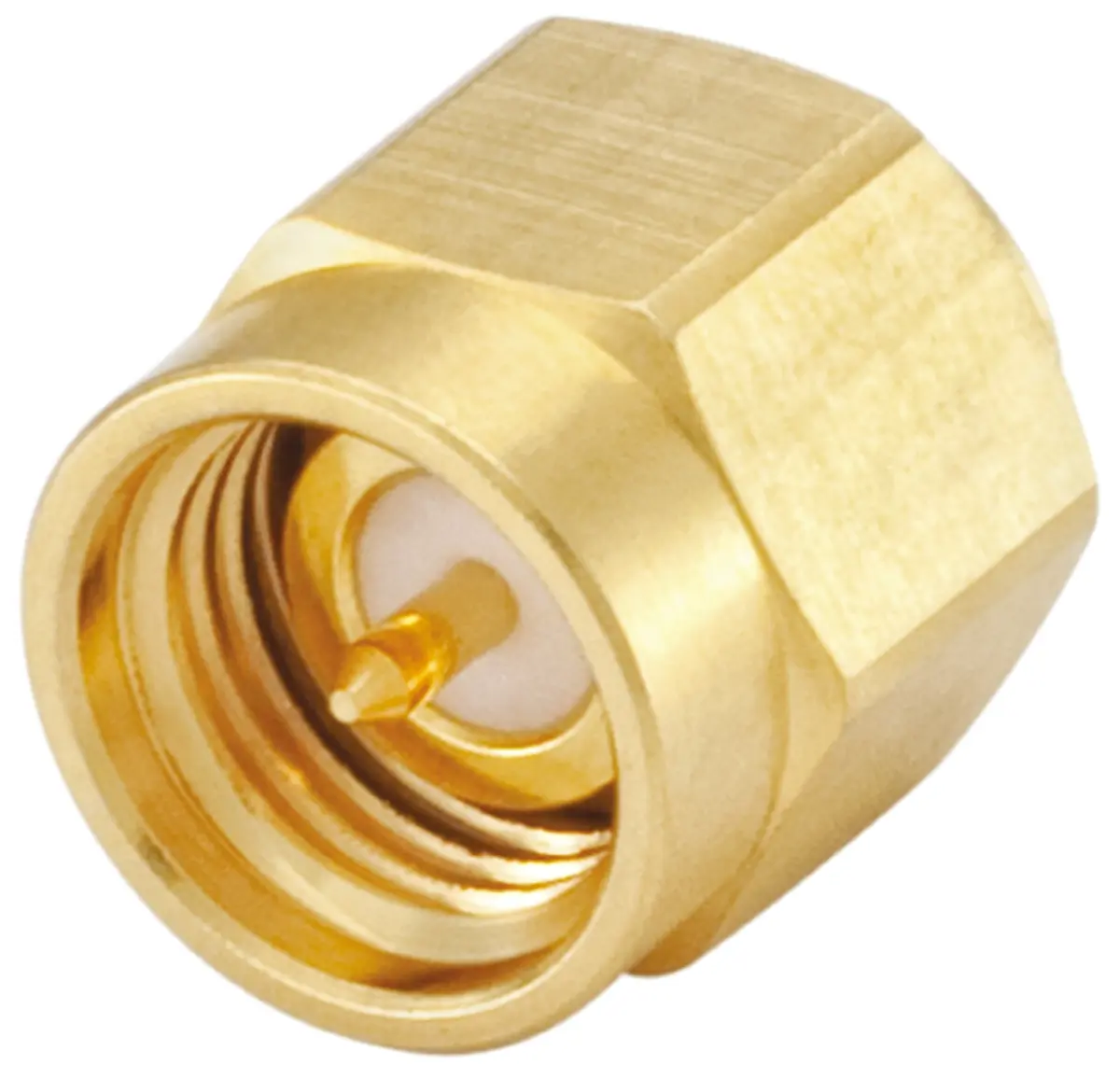 Rosenberger 32S102 Stecker Koaxialsteckverbinder SMA-Steckverbinder, Kabel, für Halbsteif-Kabel, 50 Ω Crimpbefestigung,