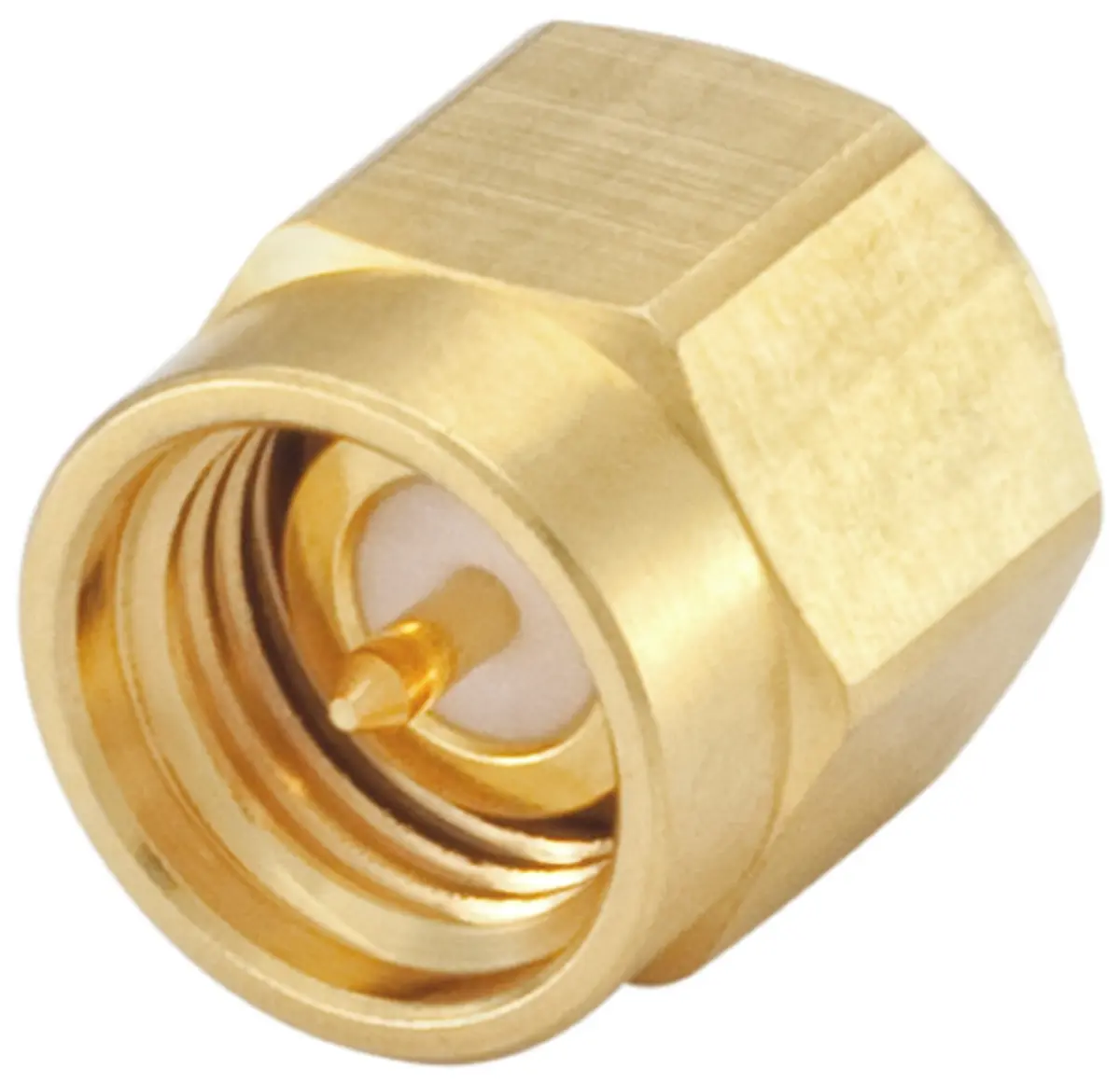 Rosenberger 32S102 Stecker Koaxialsteckverbinder SMA-Steckverbinder, Kabel, für Halbsteif-Kabel, 50 Ω Lot, Standard,