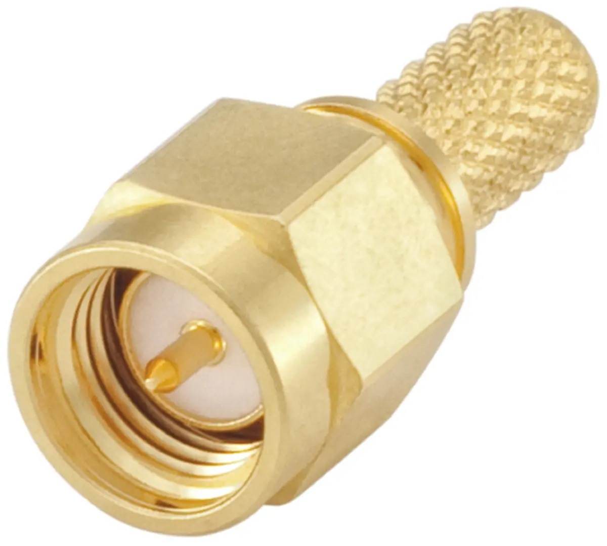 Produktfoto 1 von Rosenberger 32S107 Stecker Koaxialsteckverbinder SMA-Steckverbinder, Kabel, für Flexibel-Kabel, 50 Ω Crimpbefestigung,