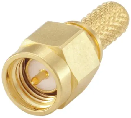Rosenberger 32S107 Stecker Koaxialsteckverbinder SMA-Steckverbinder, Kabel, für Flexibel-Kabel, 50 Ω Crimpbefestigung,