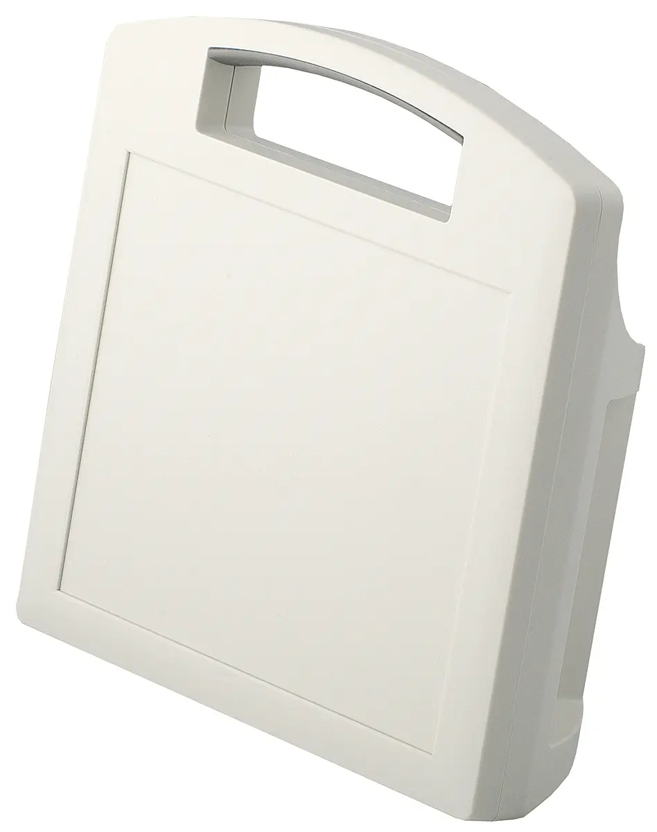 Produktfoto 1 von OKW Serie CARRYTEC Tragbares Gehäuse, ABS, 91 mm Eingebautes Batteriefach, 270 mm, H. 247 mm, Weiß, IP54