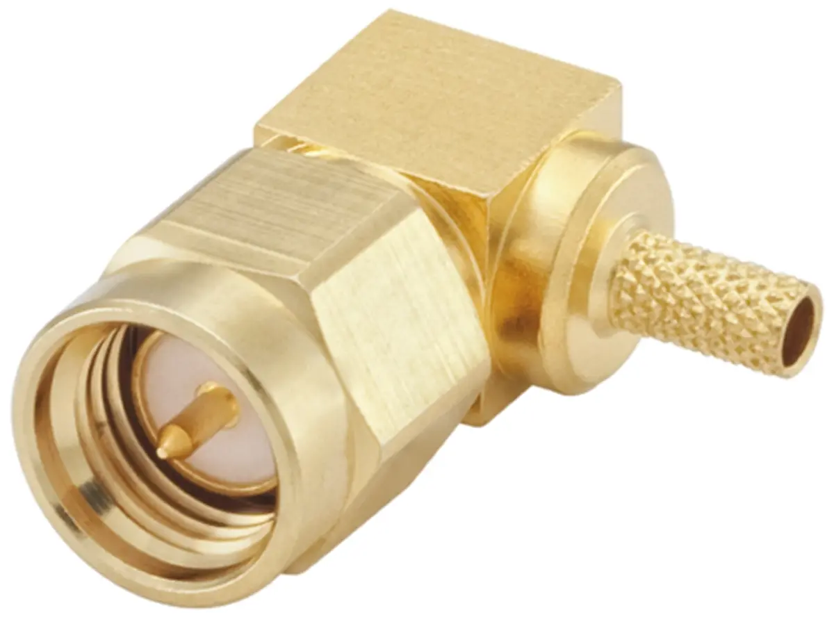 Produktfoto 1 von Rosenberger 32S207 Stecker Koaxialsteckverbinder SMA-Steckverbinder, Kabel, für Flexibel-Kabel, 50 Ω Crimpbefestigung,