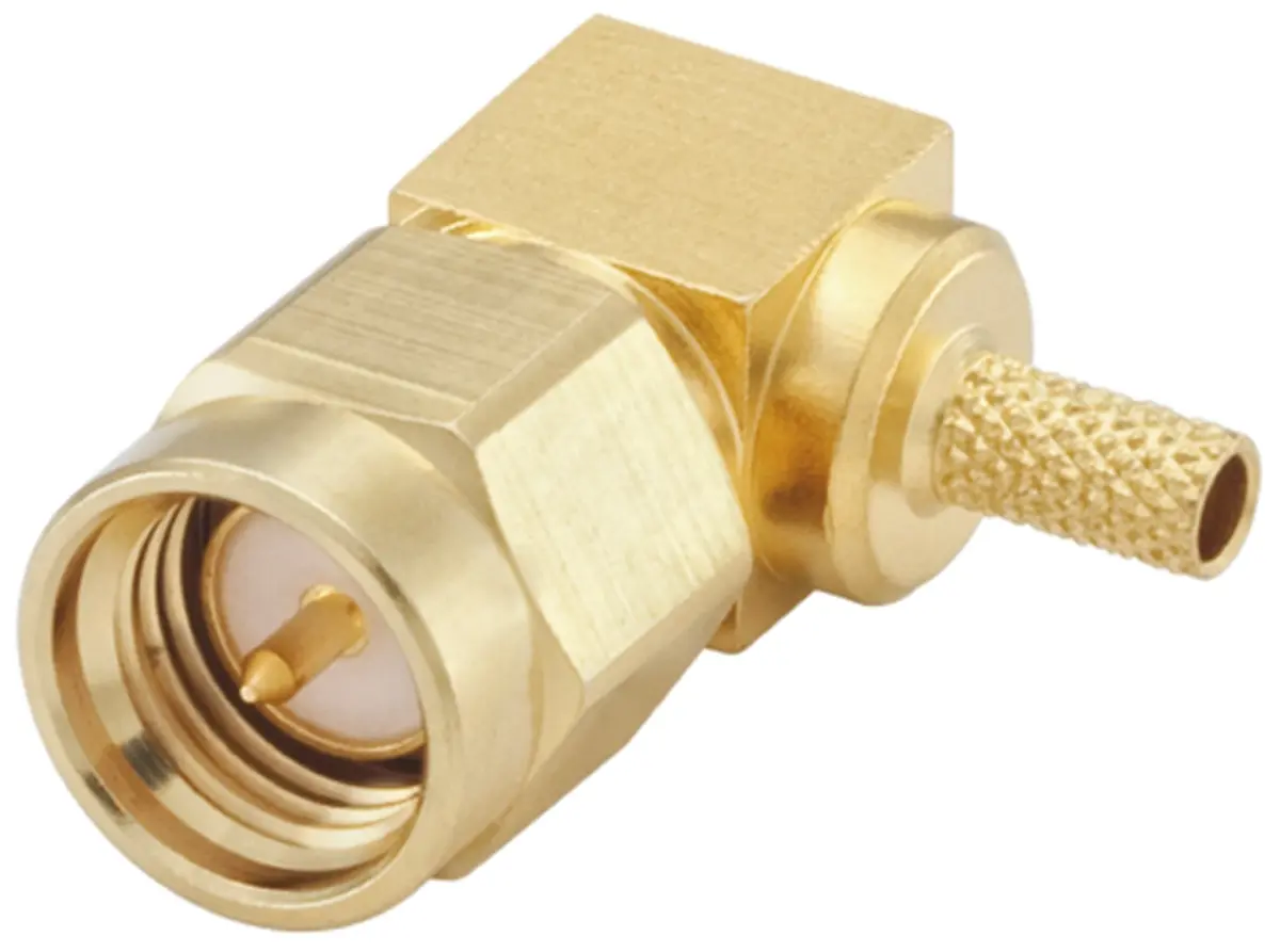 Produktfoto 1 von Rosenberger 32S207 Stecker Koaxialsteckverbinder SMA-Steckverbinder, Kabel, für Flexibel-Kabel, 50 Ω Crimpbefestigung,