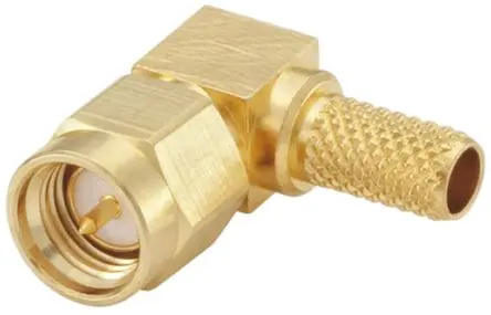 Rosenberger 32S207 Stecker Koaxialsteckverbinder SMA-Steckverbinder, Kabel, für Flexibel-Kabel, 50 Ω Crimpbefestigung,