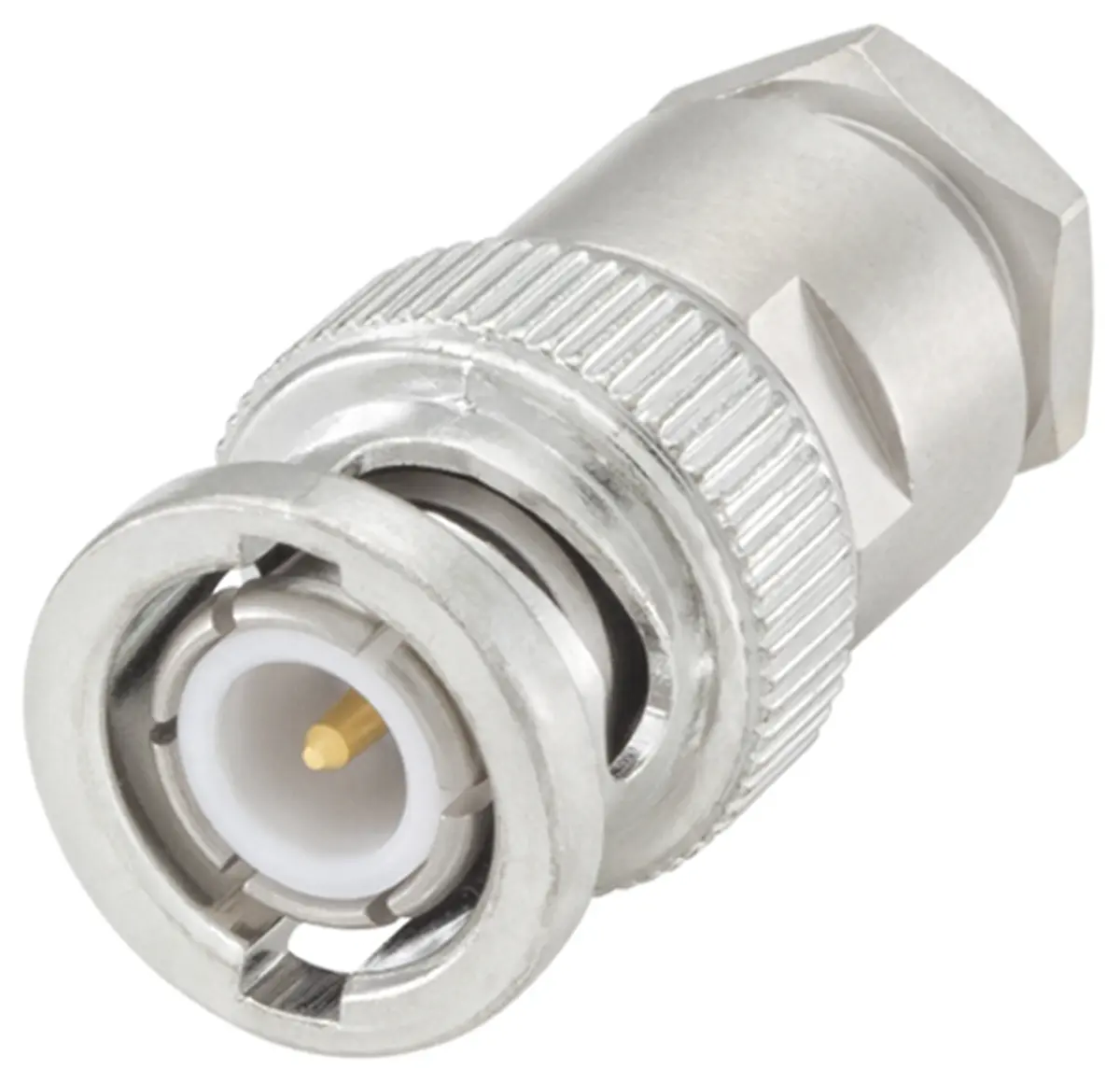 Produktfoto 1 von Rosenberger 51S106 Stecker Koaxialsteckverbinder BNC-Steckverbinder, Kabel, für RG58C/U, RG141A/U-Kabel, 50 Ω Klemme,