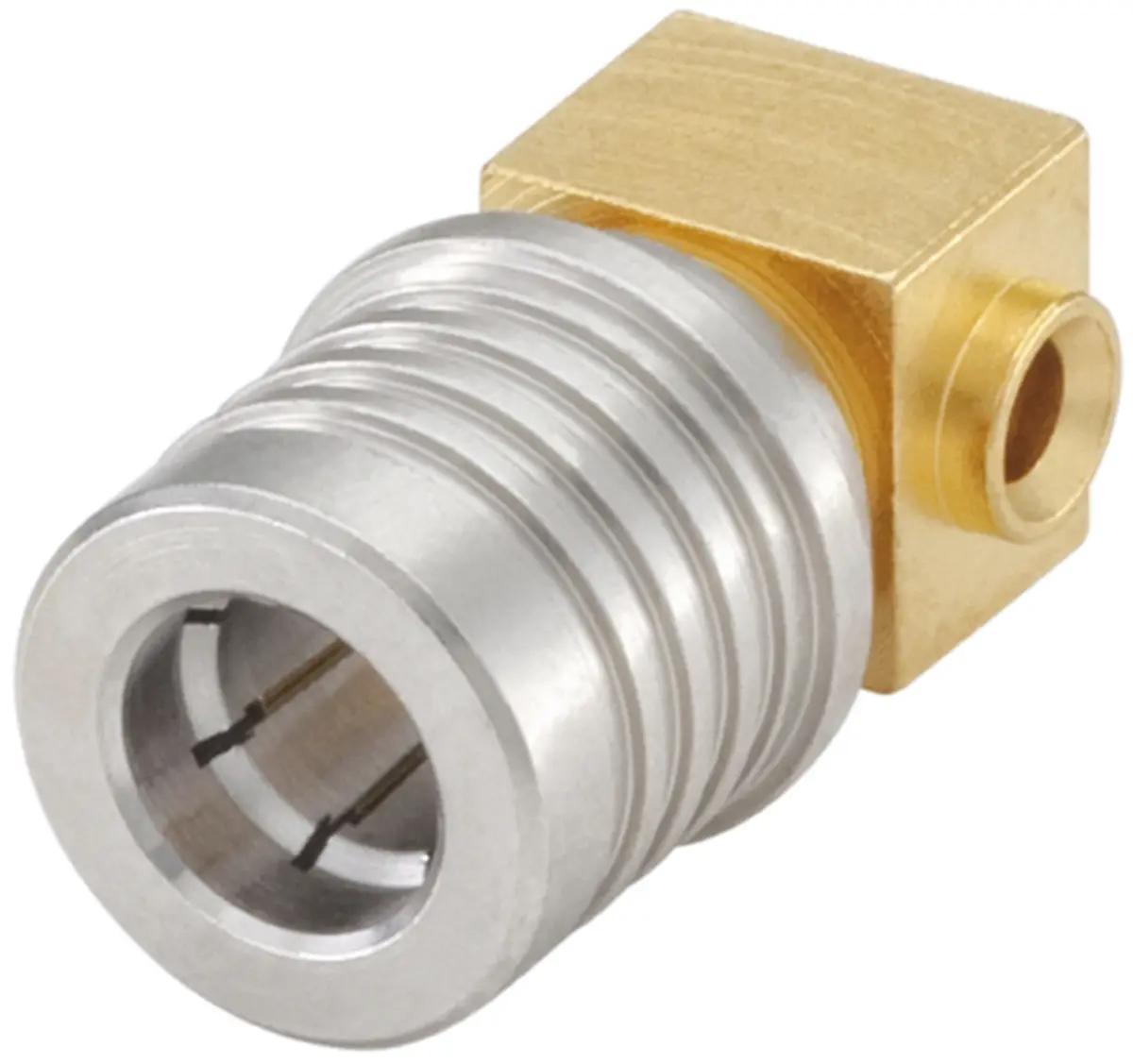 Produktfoto 1 von Rosenberger QMA Stecker Koaxialsteckverbinder QMA-Steckverbinder, Kabel, für UT85, RG405-Kabel, 50 Ω Lot, Standard,