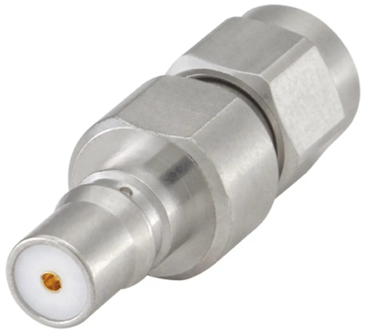 Produktfoto 1 von Rosenberger HF Adapter, 50 Ω, Gerade, 18 GHz Buchse Stecker Nennspannung