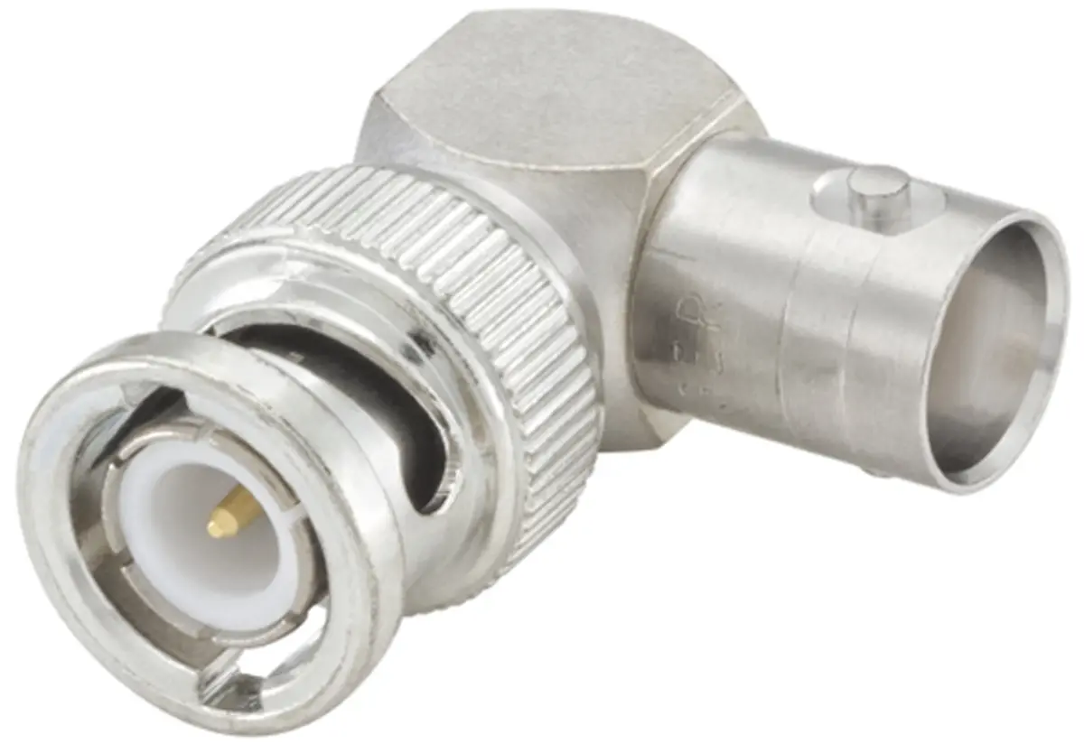 Produktfoto 1 von Rosenberger HF Adapter, 50 Ω, gewinkelt, 10 GHz Stecker Buchse Nennspannung