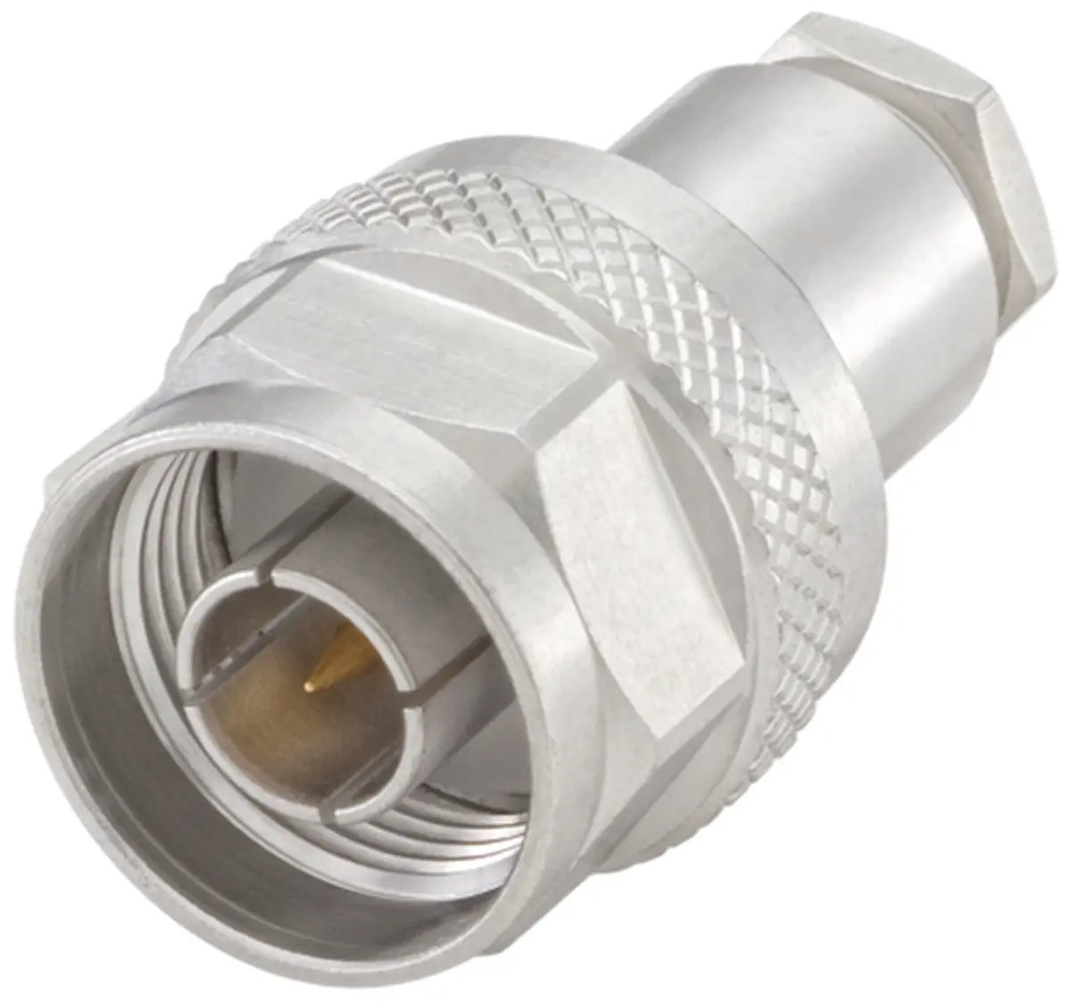 Produktfoto 1 von Rosenberger N Stecker Koaxialsteckverbinder N-Steckverbinder, Kabel, für Flexibel-Kabel, 50 Ω Klemme, Standard, Gerade