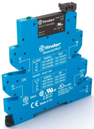 Produktfoto 1 von Finder 39 Halbleiter-Interfacerelais 400V DIN-Hutschiene