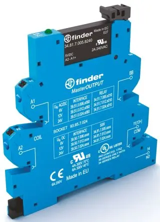 Produktfoto 1 von Finder 39 Halbleiter-Interfacerelais 400V DIN-Hutschiene