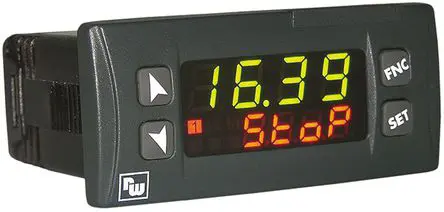Produktfoto 1 von Wachendorff TI32 Zeitrelais, Panel 24 to 230 V dc 230V ac, 24 V ac, 2 Kont. Multifunktion, 1-poliger Umschalter