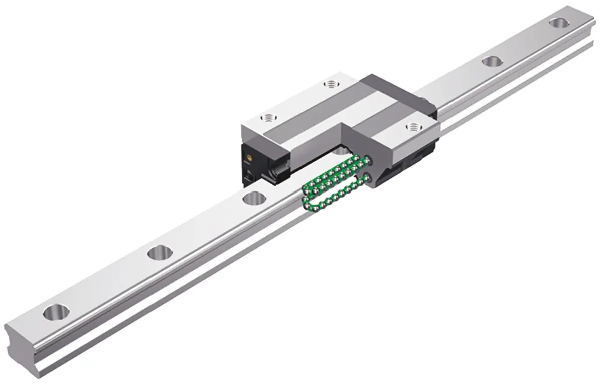 Produktfoto 1 von THK SHS Linearführung Schlitten, 109 mm x 48 mm, Traglast 36.8 kN, 64.7 kN