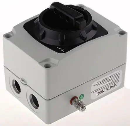 Produktfoto 1 von Craig & Derricott SCOD Trennschalter 6-polig DIN-Hutschiene 25A 7.5 kW Schwarz 3-phasig